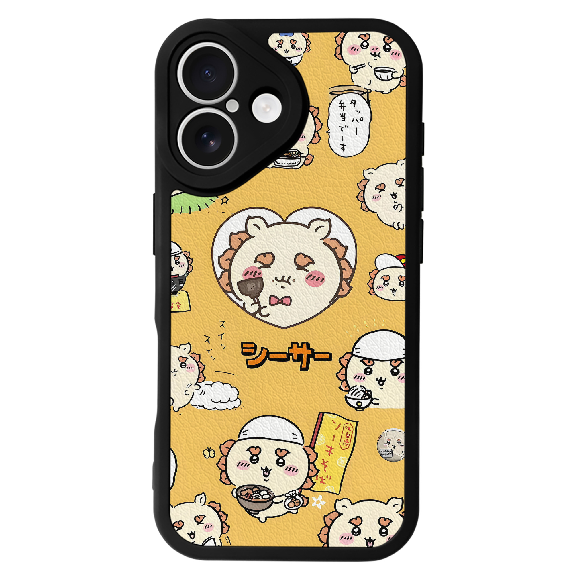 （画像用） ちいかわ Chii-kawa 【iPhone 16シリーズ対応】シリコンスマホケース（レザー調） 材質：シリコン